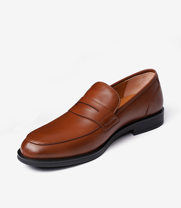 MOCASSIN Taylor en Cuir, Tabac – CL477