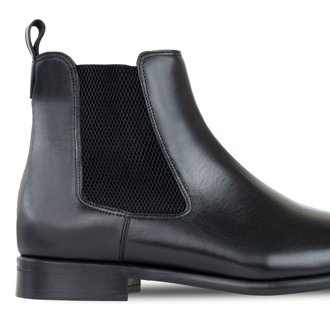 Alton: Chelsea Boots Homme - Cuir Noir