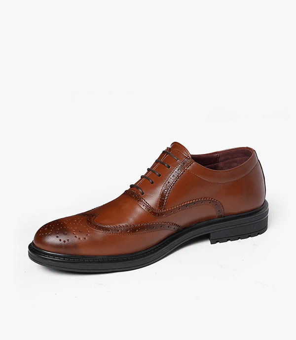 BROGUE en Cuir Tabac, Dégradé -CL200