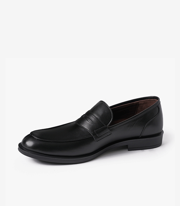 MOCASSIN Taylor en Cuir, Noir – CL477