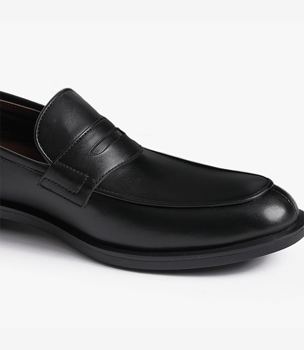 MOCASSIN Taylor en Cuir, Noir – CL477